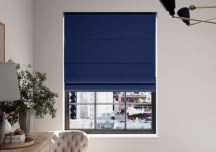 Montierre, Royal Blue - Twist&Fit Roman Blind - Image 3